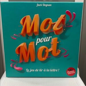 Mot pour Mot Board Game - Teal & Orange